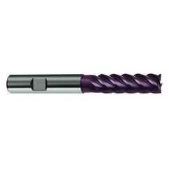 4mm Dia. - 65mm OAL - 5 FL Variable Helix Firex Carbide End Mill - Apex Tool & Supply