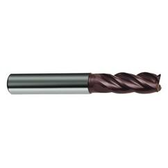 1/4" Dia. - 2" OAL - 4 FL Variable Helix Nano-A Carbide End Mill - Apex Tool & Supply