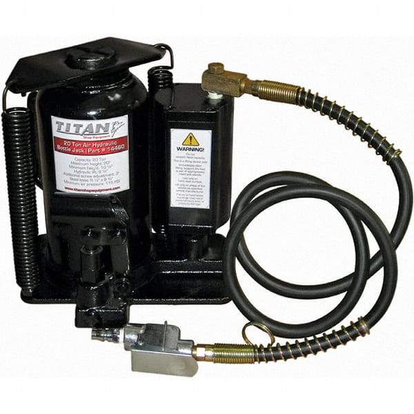 AME International - Manual Bottle, Screw, Ratchet & Hydraulic Jacks Type: Bottle Jack Load Capacity (Ton): 50 (Inch) - Apex Tool & Supply