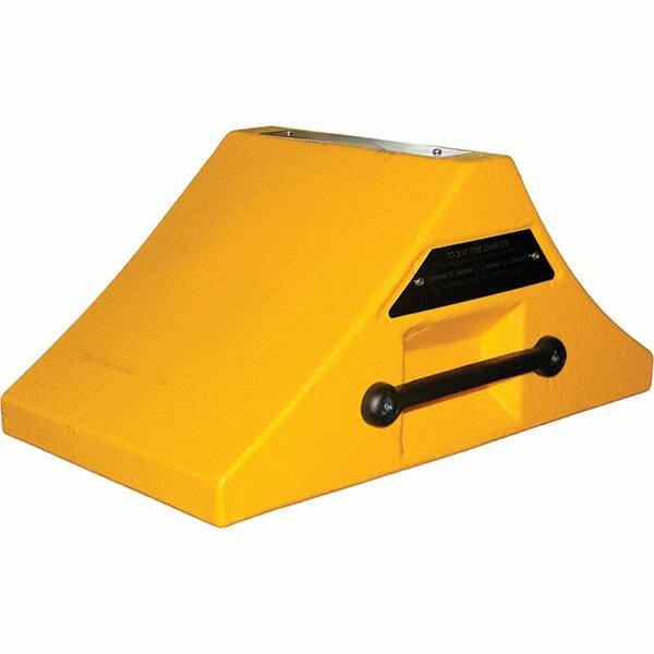 AME International - Wheel Chocks Width (Inch): 12-3/4 Height (Inch): 13-1/2 - Apex Tool & Supply