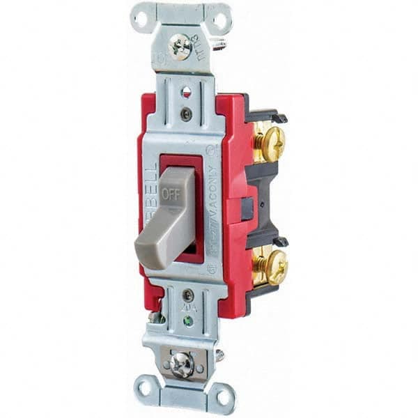 Hubbell Wiring Device-Kellems - Toggle Switches Switch Type: Heavy Duty Switch Sequence: Off-On - Apex Tool & Supply