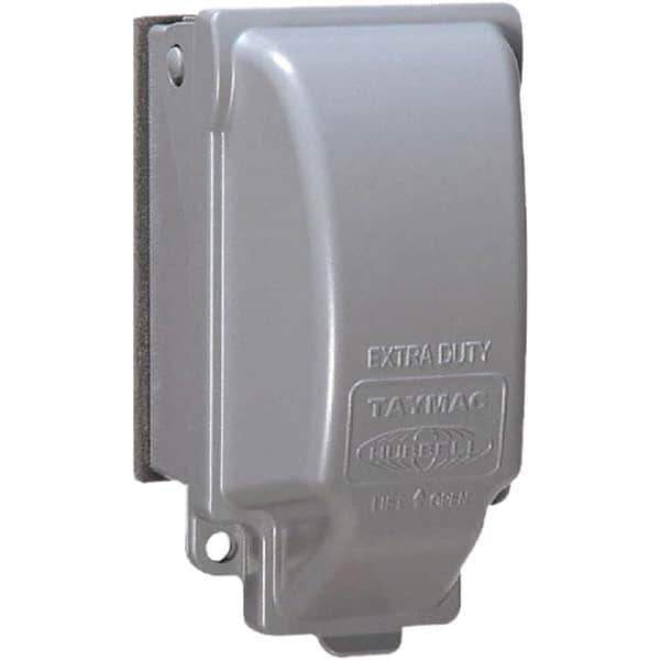 Hubbell-Raco - Weatherproof Box Covers Cover Shape: Rectangle Number of Holes in Outlet: 3 - Apex Tool & Supply