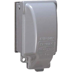 Hubbell-Raco - Weatherproof Box Covers Cover Shape: Rectangle Number of Holes in Outlet: 3 - Apex Tool & Supply