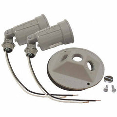 Hubbell-Raco - Weatherproof Box Covers Cover Shape: Round Number of Holes in Outlet: 3 - Apex Tool & Supply