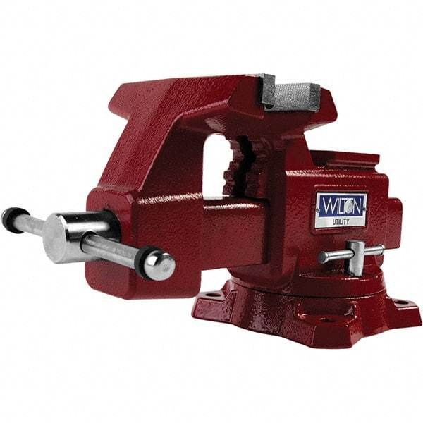 Wilton - Bench & Pipe Combination Vises Jaw Width (Inch): 5-1/2 Jaw Opening Capacity (Inch): 5 - Apex Tool & Supply