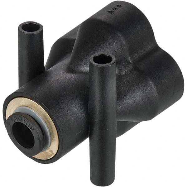 Legris - Plastic Push-To-Connect Tube Fittings Type: Union Y Tube Outside Diameter (Inch): 5/32 - Apex Tool & Supply