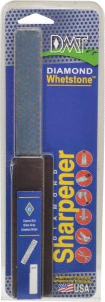 DMT - Coarse Grade, Diamond Whetstone Sharpener - 45 Micron, Diamond Area 4.3" Long x 7/8" Wide - Apex Tool & Supply