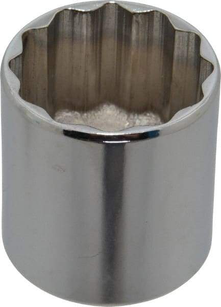Proto - 1-5/16", 1/2" Drive, Standard Hand Socket - 12 Points, 1-55/64" OAL, Chrome Vanadium, Chrome Finish - Apex Tool & Supply
