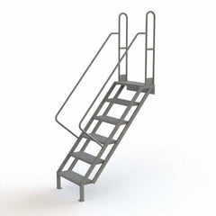 TRI-ARC - Rolling & Wall Mounted Ladders & Platforms Type: Stairway Slope Ladder Style: Stair Unit - Apex Tool & Supply