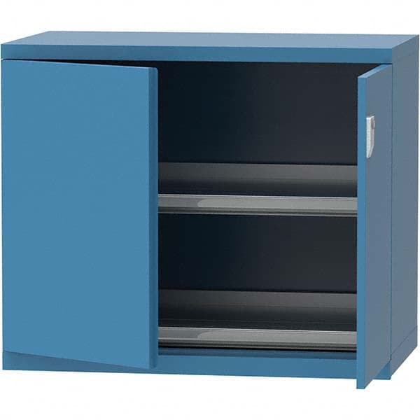 LISTA - 84 Compartment Bright Blue Steel Modular Storage Cabinet - Apex Tool & Supply