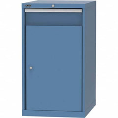 LISTA - 1 Drawer, 99 Compartment Bright Blue Steel Modular Storage Cabinet - Apex Tool & Supply