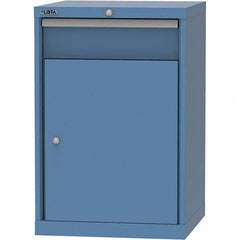 LISTA - 1 Drawer, 84 Compartment Bright Blue Steel Modular Storage Cabinet - Apex Tool & Supply