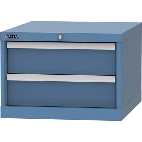 LISTA - 1 Drawer, 99 Compartment Bright Blue Steel Modular Storage Cabinet - Apex Tool & Supply