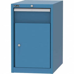LISTA - 1 Drawer, 45 Compartment Bright Blue Steel Modular Storage Cabinet - Apex Tool & Supply