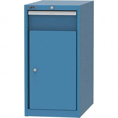 LISTA - 1 Drawer, 45 Compartment Bright Blue Steel Modular Storage Cabinet - Apex Tool & Supply