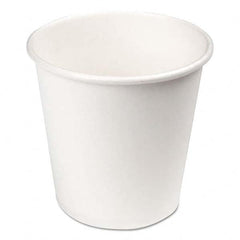 Boardwalk - Paper Hot Cups, 4 oz, White, 1000/Carton - Apex Tool & Supply