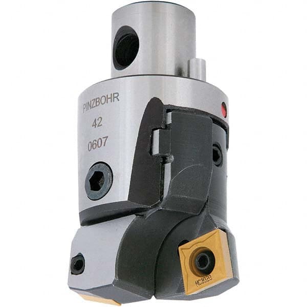 Techniks - Size D22, 0.945" Min Diam, Right Hand Modular Boring Cutting Unit Head - Apex Tool & Supply