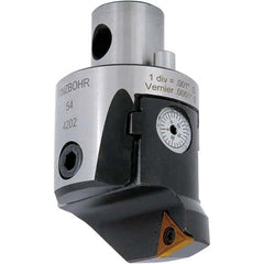 Techniks - Size A22, 0.945" Min Diam, Right Hand Modular Boring Cutting Unit Head - Apex Tool & Supply