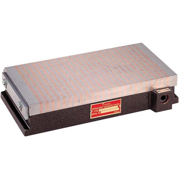 Techniks - Permanent Magnetic Chucks Shape: Rectangle Width/Diameter (Inch): 8 - Apex Tool & Supply