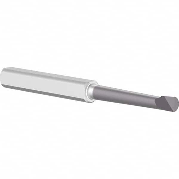 Criterion - 0.18" Min Bore Diam, 1-1/8" Max Bore Depth, 1/4" Shank Diam, Boring Bar - Apex Tool & Supply
