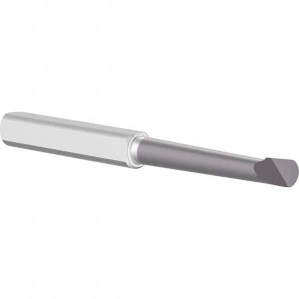 Criterion - 0.2" Min Bore Diam, 1-1/4" Max Bore Depth, 1/4" Shank Diam, Boring Bar - Apex Tool & Supply