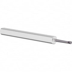 Criterion - 0.05" Min Bore Diam, 0.3" Max Bore Depth, 1/8" Shank Diam, Boring Bar - Apex Tool & Supply