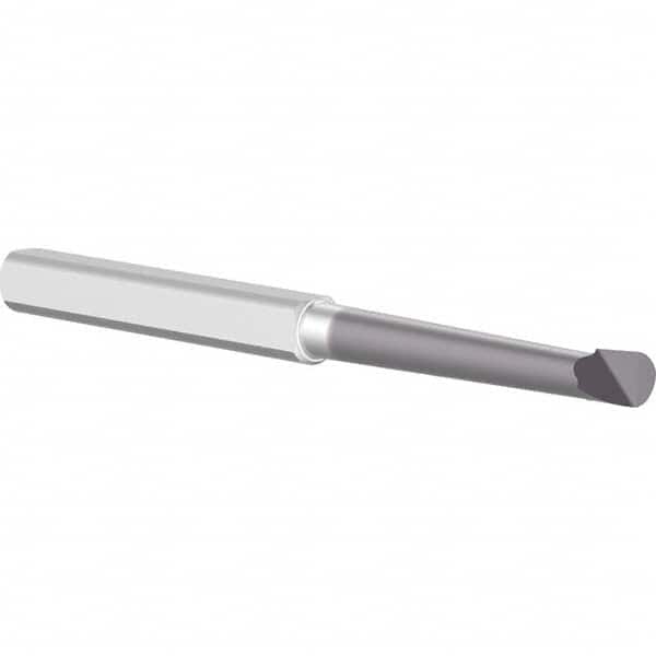 Criterion - 0.11" Min Bore Diam, 0.7" Max Bore Depth, 1/8" Shank Diam, Boring Bar - Apex Tool & Supply