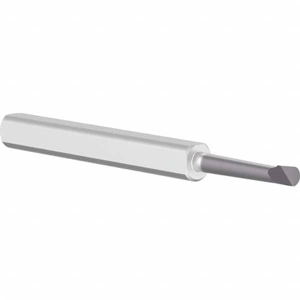 Criterion - 0.14" Min Bore Diam, 3/4" Max Bore Depth, 1/4" Shank Diam, Boring Bar - Apex Tool & Supply