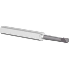 Criterion - 0.16" Min Bore Diam, 7/8" Max Bore Depth, 1/4" Shank Diam, Boring Bar - Apex Tool & Supply