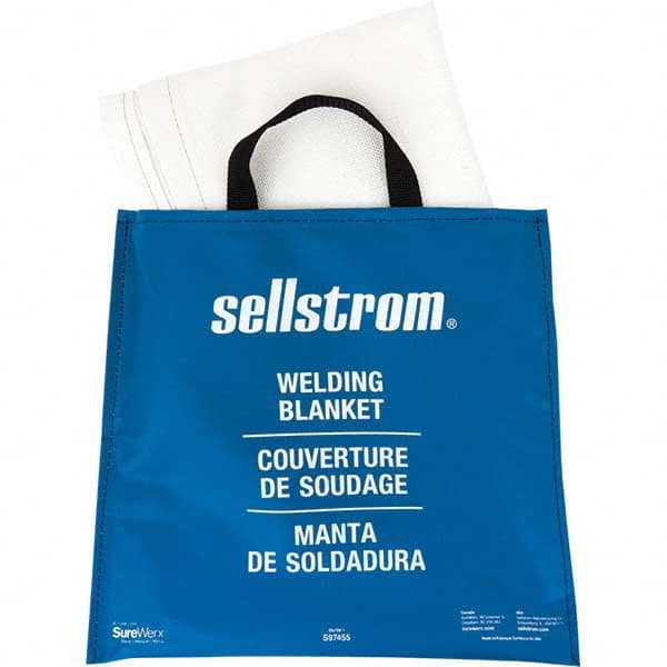 Sellstrom - Welding Blankets, Curtains & Rolls Type: Welding Blanket Color: White - Apex Tool & Supply