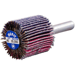 Merit Abrasives - Mounted Flap Wheels Abrasive Type: Coated Outside Diameter (Inch): 1 - Apex Tool & Supply
