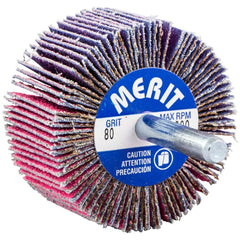 Merit Abrasives - Mounted Flap Wheels Abrasive Type: Coated Outside Diameter (Inch): 2 - Apex Tool & Supply