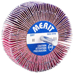Merit Abrasives - Mounted Flap Wheels Abrasive Type: Coated Outside Diameter (Inch): 3 - Apex Tool & Supply