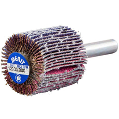 Merit Abrasives - Mounted Flap Wheels Abrasive Type: Coated Outside Diameter (Inch): 1 - Apex Tool & Supply
