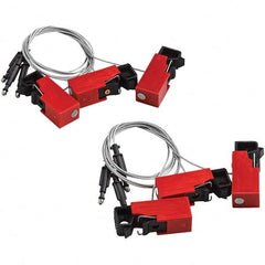 Brady - 1 6-Piece 1 Point Snap On Cable Lockout - Apex Tool & Supply