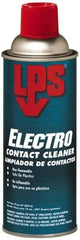 LPS - 14 Ounce Aerosol Contact Cleaner - 22 kV Dielectric Strength, Nonflammable, Plastic Safe - Apex Tool & Supply