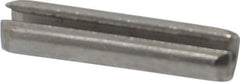 Value Collection - 1/8" Diam x 1/2" Long Slotted Spring Pin - Grade 18-8 Stainless Steel - Apex Tool & Supply