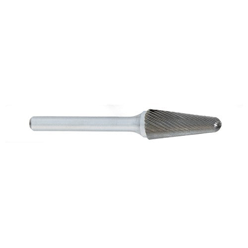 ‎SL-1 -6mm × 16mm LOC × 6mm Shank × 50mm OAL 14 Degree Included Angle Carbide Medium Right Hand Spiral Burr - Apex Tool & Supply