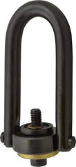 Jergens - 2,500 Lb Load Capacity Safety Engineered Center Pull Hoist Ring - 28 Ft/Lb Torque, 1/2 - 13 Thread, Alloy Steel - Apex Tool & Supply