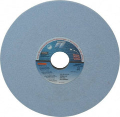 Norton - 8" Diam x 1-1/4" Hole x 1/2" Thick, I Hardness, 60 Grit Surface Grinding Wheel - Ceramic, Type 1, Medium Grade, 3,600 Max RPM, Vitrified Bond, No Recess - Apex Tool & Supply