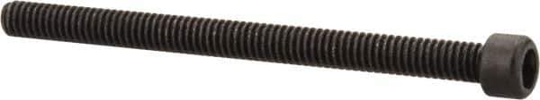 Value Collection - #1-72 UNF Hex Socket Drive, Socket Cap Screw - Alloy Steel, Black Oxide Finish, Partially Threaded, 1" Length Under Head - Apex Tool & Supply