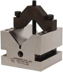 Suburban Tool - 1-5/8" Max Capacity, 90° Angle, Hardened Steel V-Block - 2-1/2" Long x 2-1/2" Wide x 2" High, Sold as Individual - Apex Tool & Supply