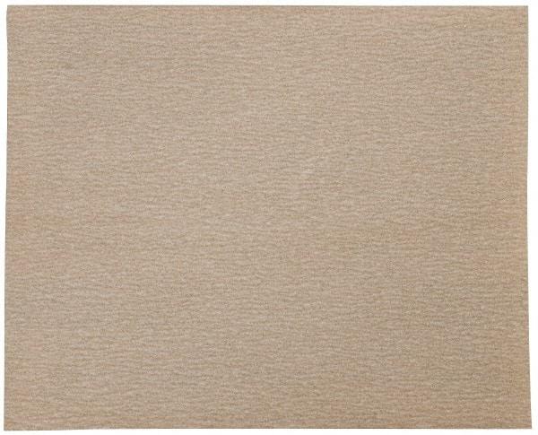 Norton - 220 Grit, Aluminum Oxide Sanding Sheet - 11" Long x 9" Wide, Very Fine Grade, A Weighted Paper Backing - Apex Tool & Supply