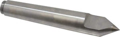 Riten - 1-1/4" Head Diam, Carbide-Tipped Steel Standard Point Half Dead Center - Jarno 10 Taper, 1-1/4" Point Diam, 7-1/2" OAL - Apex Tool & Supply