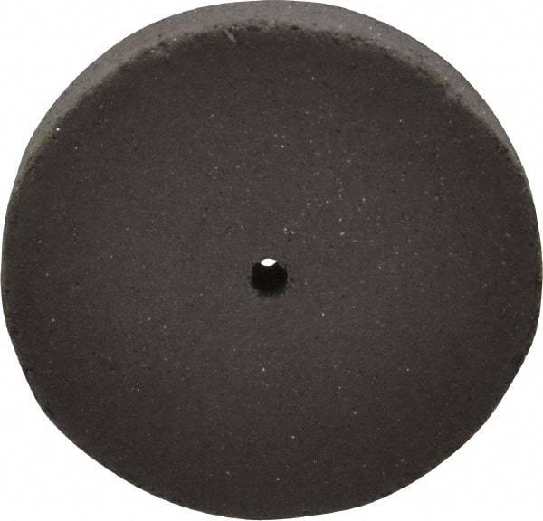 Cratex - 1" Diam x 1/16" Hole x 1/8" Thick, Surface Grinding Wheel - Silicon Carbide, Medium Grade, 25,000 Max RPM, Rubber Bond, No Recess - Apex Tool & Supply