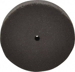 Cratex - 1" Diam x 1/16" Hole x 1/8" Thick, Surface Grinding Wheel - Silicon Carbide, Medium Grade, 25,000 Max RPM, Rubber Bond, No Recess - Apex Tool & Supply