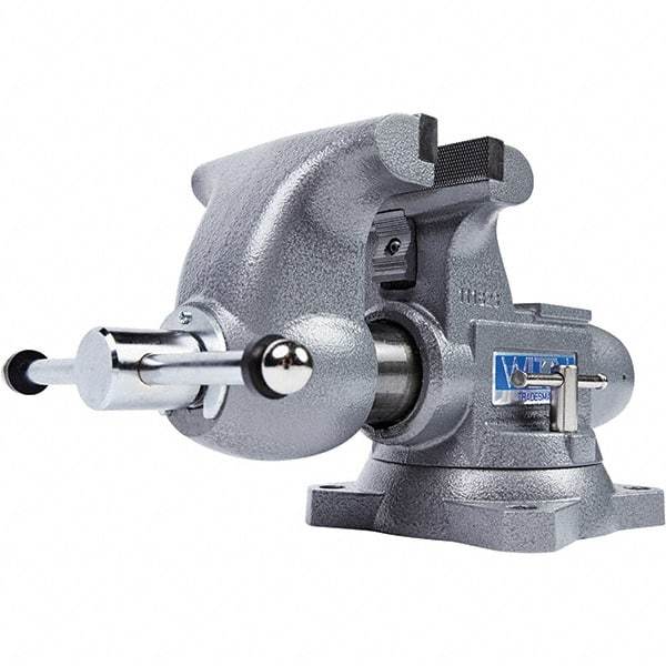 Wilton - Bench & Pipe Combination Vises Jaw Width (Inch): 6-1/2 Jaw Opening Capacity (Inch): 7-1/4 - Apex Tool & Supply