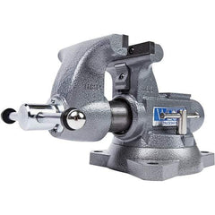Wilton - Bench & Pipe Combination Vises Jaw Width (Inch): 5-1/2 Jaw Opening Capacity (Inch): 6-1/8 - Apex Tool & Supply