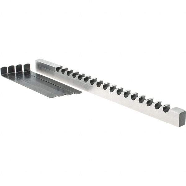 Dumont Minute Man - 9/16" Keyway Width, Style D, Keyway Broach - High Speed Steel, Bright Finish, 9/16" Broach Body Width, 1" to 6" LOC, 13" OAL - Apex Tool & Supply