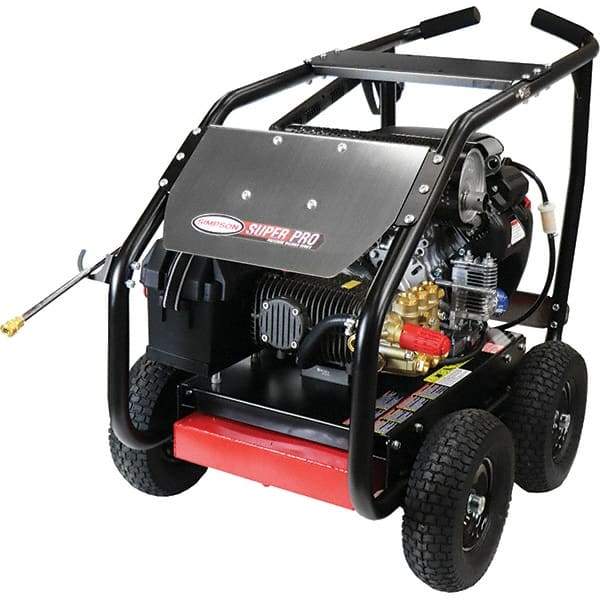 Simpson - Gas, 22.1 hp, 5,000 psi, 5 GPM, Cold Water Pressure Washer - Comet Triplex, 50' x 3/8" Hose - Apex Tool & Supply